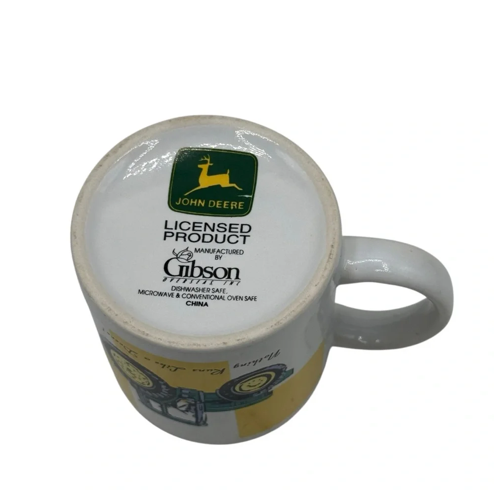 JOHN DEERE “NOTHING RUNS LIKE A DEERE” TRACTOR MUG BY GIBSON